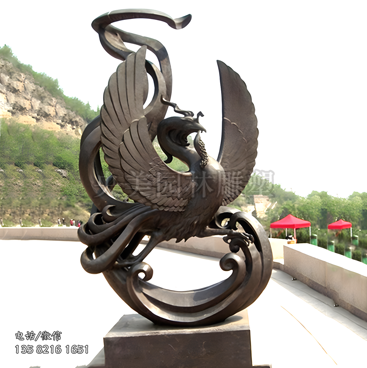 朱雀神鳥(niǎo)銅雕