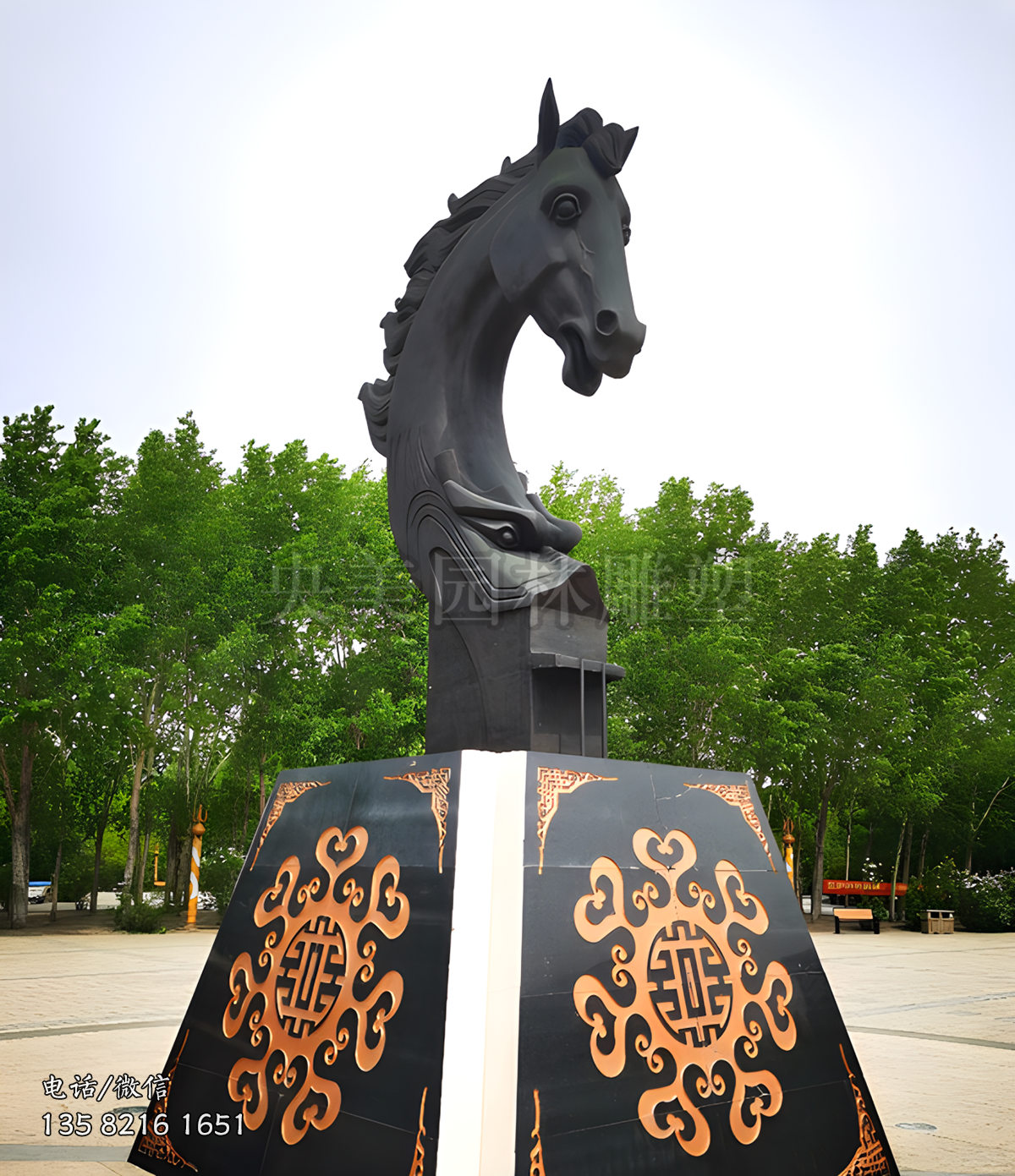 馬頭琴景觀雕塑