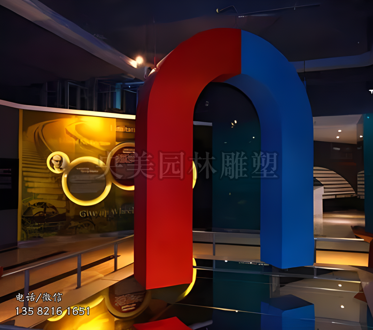 磁鐵不銹鋼大門造型雕塑