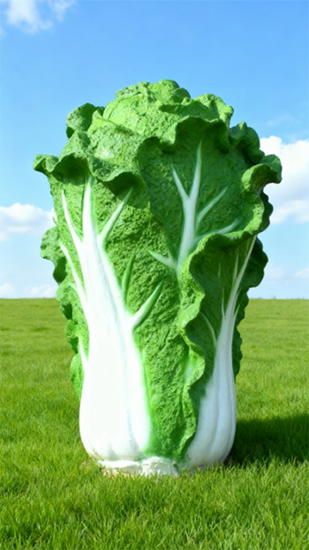 玻璃鋼仿真白菜雕塑 (12)