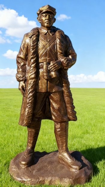 玻璃鋼仿銅紅軍雕塑 (45)