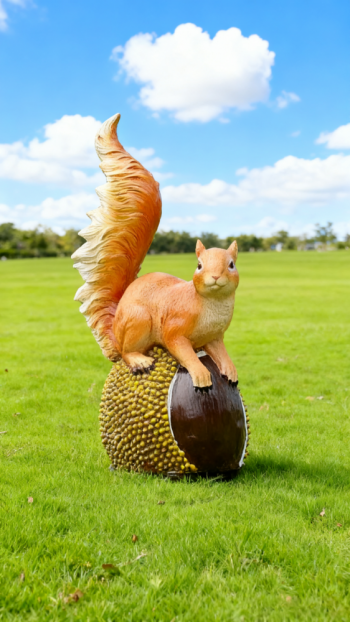 玻璃鋼仿真松鼠雕塑 (12)