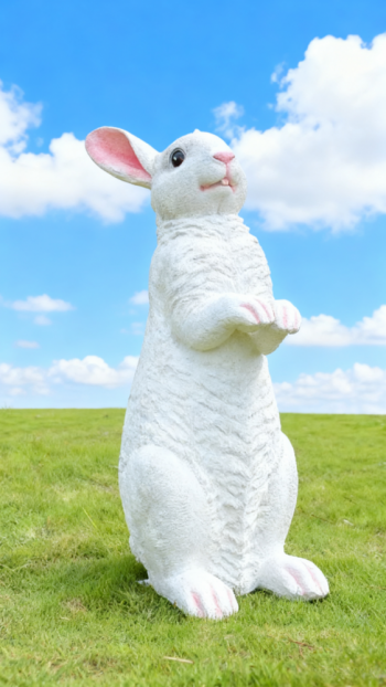 玻璃鋼仿真兔子雕塑 (11)