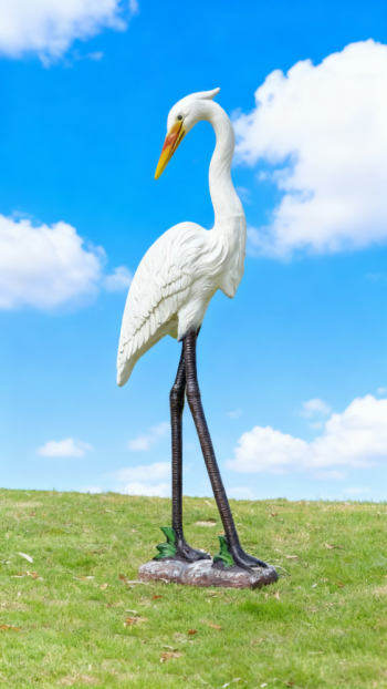玻璃鋼仿真仙鶴雕塑 (4)