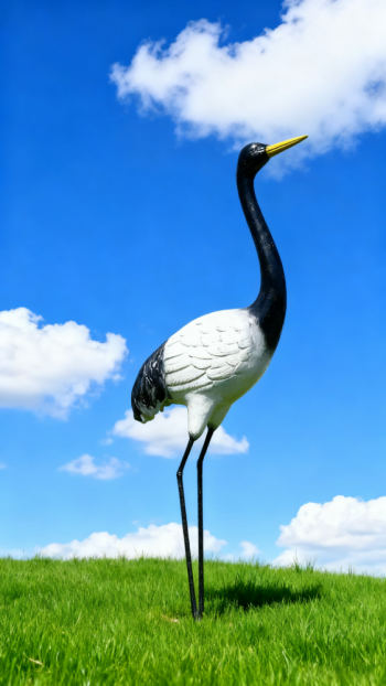 玻璃鋼仿真仙鶴雕塑 (13)