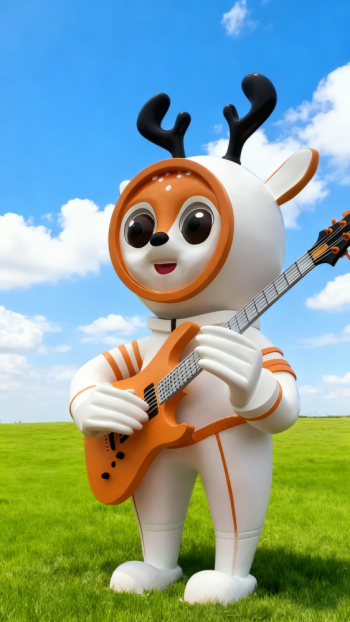 玻璃鋼卡通小鹿雕塑 (13)