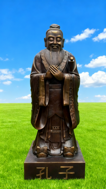 玻璃鋼孔子雕塑 (3)