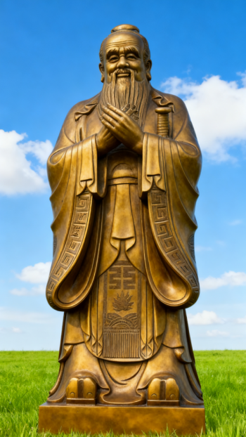 玻璃鋼孔子雕塑 (5)