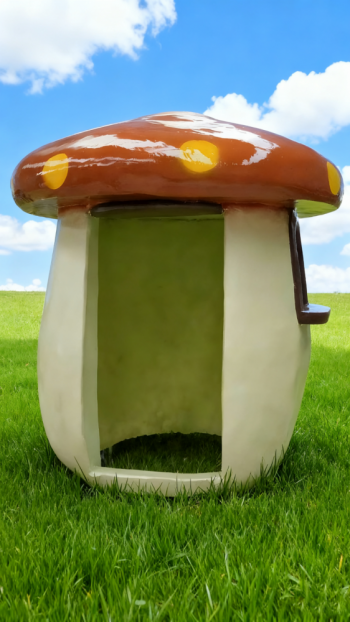 玻璃鋼卡通蘑菇屋 (3)