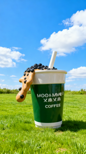 玻璃鋼仿真奶茶杯雕塑 (18)