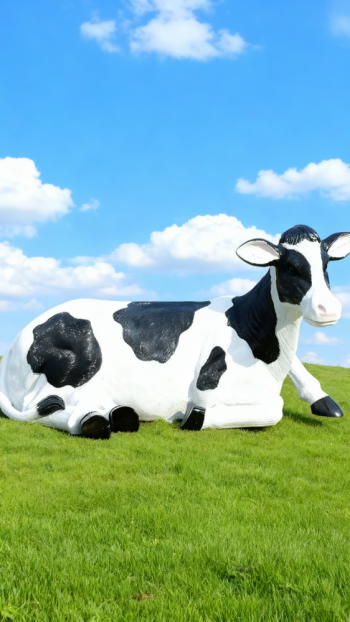玻璃鋼奶牛雕塑 (9)