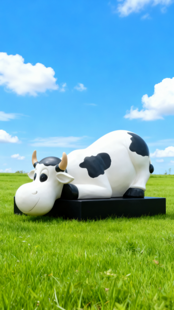 玻璃鋼奶牛雕塑 (15)