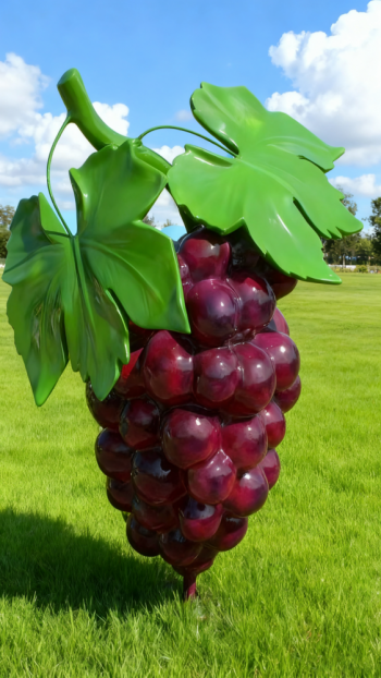 玻璃鋼葡萄雕塑 (14)
