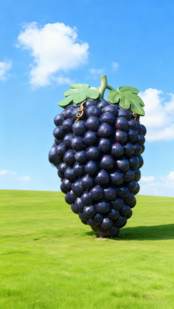 玻璃鋼葡萄雕塑 (15)