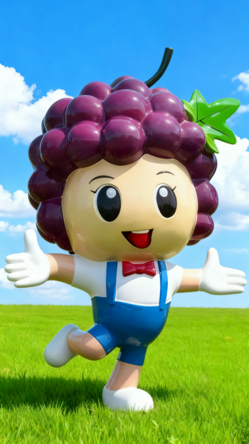 玻璃鋼葡萄雕塑 (16)