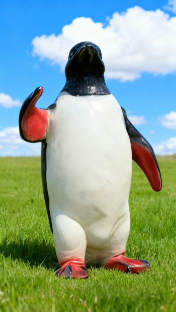 玻璃鋼企鵝雕塑 (10)