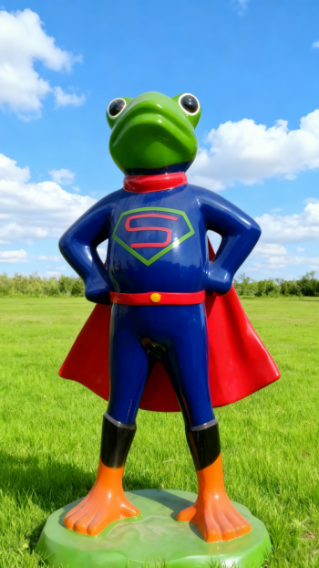 玻璃鋼青蛙雕塑 (13)