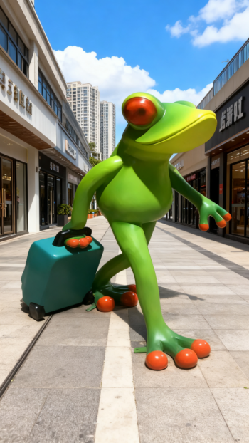 玻璃鋼青蛙雕塑 (16)