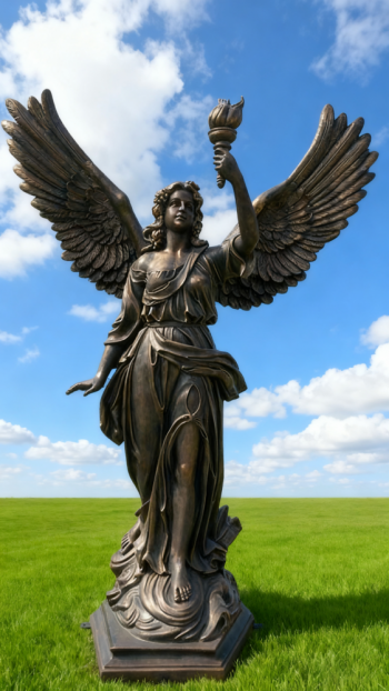 玻璃鋼天使雕塑 (4)