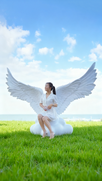 玻璃鋼天使雕塑 (11)