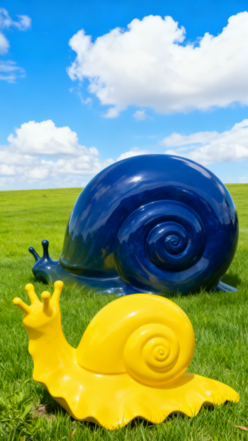 玻璃鋼蝸牛雕塑 (7)