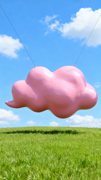 玻璃鋼云朵雕塑 (1)