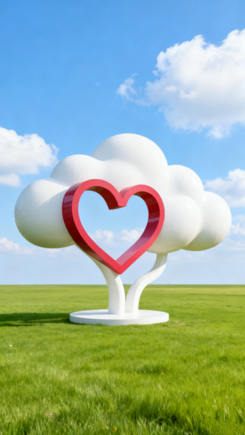 玻璃鋼云朵雕塑 (14)