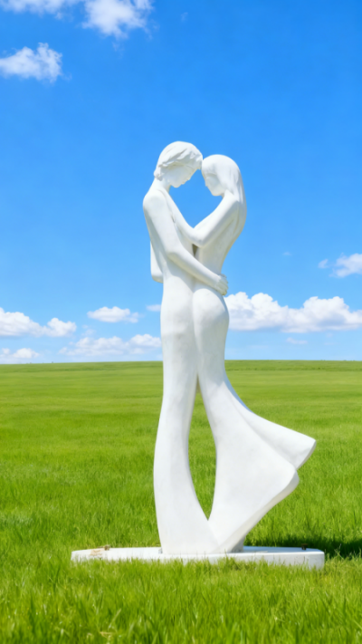 情侶人物雕塑 (3)