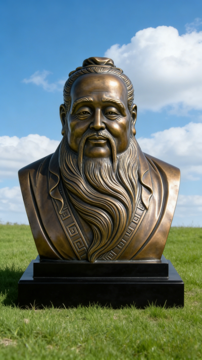 孔子銅雕塑 (9)