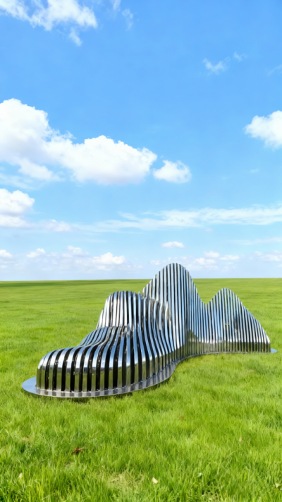 切片不銹鋼鏡面加速雕塑