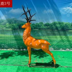 梅花鹿  玻璃鋼