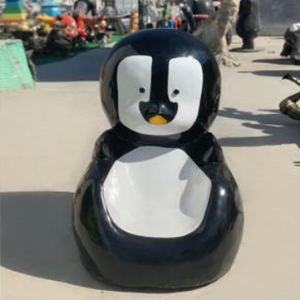 企鵝座椅 玻璃鋼兒童樂園椅子