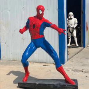 蜘蛛俠 玻璃鋼卡通人物 復仇者聯(lián)盟