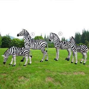 仿真斑馬 玻璃鋼