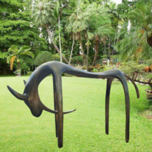 仿銅抽象牛 玻璃鋼