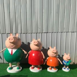 小豬佩奇 玻璃鋼