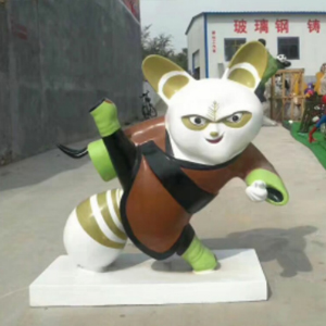 功夫熊貓-鼠 玻璃鋼