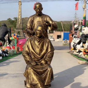 理發(fā) 玻璃鋼仿銅