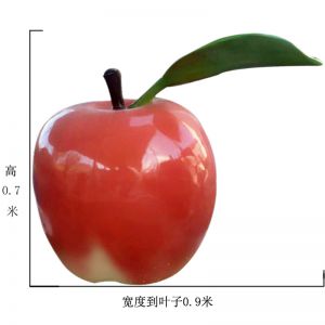 蘋果玻璃鋼仿真水果