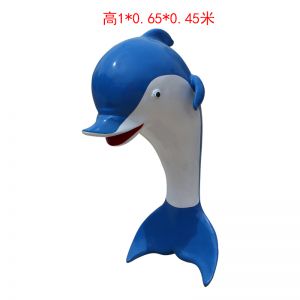卡通海豚玻璃鋼