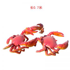 仿真螃蟹玻璃鋼