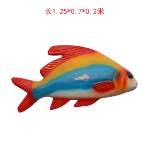 玻璃鋼彩繪魚