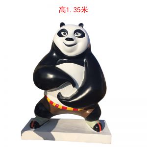 玻璃鋼功夫熊貓