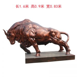 玻璃鋼開(kāi)荒仿銅牛