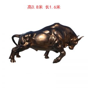 小號(hào)開荒牛玻璃鋼仿銅拋光