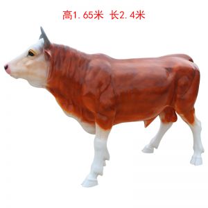 仿真黃牛玻璃鋼