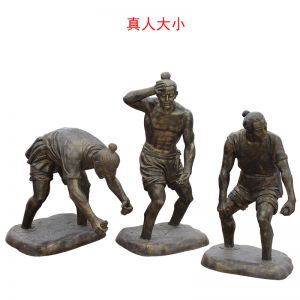 農(nóng)耕插秧人物玻璃鋼