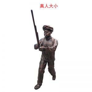 玻璃鋼吹奏樂(lè)器仿銅音樂(lè)人物