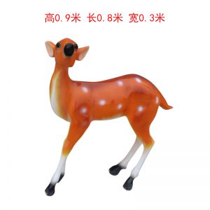 玻璃鋼梅花鹿仿真動物