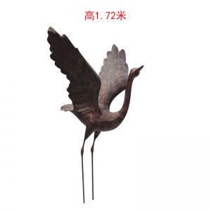 仿銅仙鶴 玻璃鋼